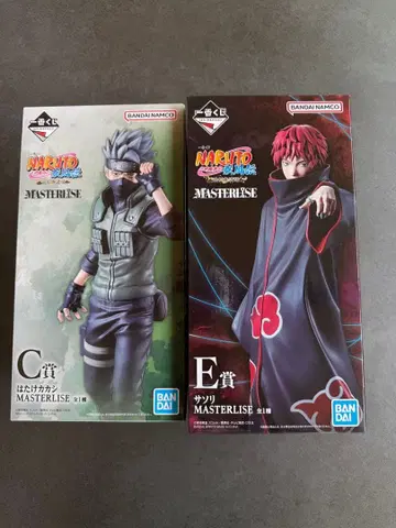 제일복권 NARUTO 돌풍전 피규어 사소리 카카시 2점 세트 I상 컴프
