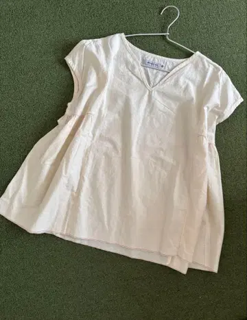 ORDINARY FITS 반팔 풀오버 화이트 프리 사이즈