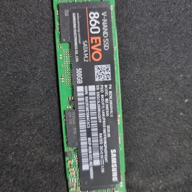 삼성 860 EVO 500GB M.2 SSD