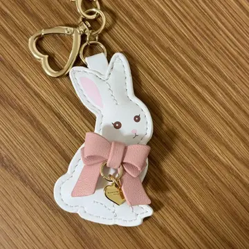 사만다 타바사 쁘띠 초이스 애니멀 백참 토끼 리본 핑크