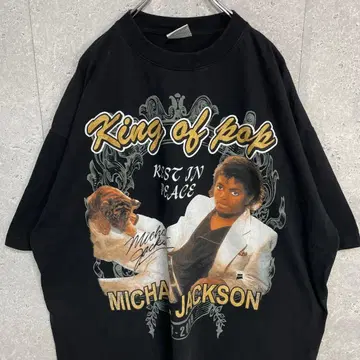 PRO POWER 마이클 잭슨 KING OF POP T셔츠 4XL