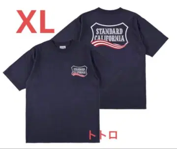 SD 헤비웨이트 실드 로고 티셔츠 7월 4일 XL