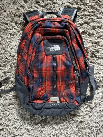 THE NORTH FACE VAULT 체크 무늬 백팩