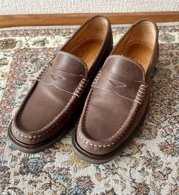 Paraboot 코인 로퍼 브라운