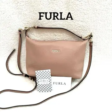 FURLA 숄더백 2way 핑크 베이지 훌라 숄더백
