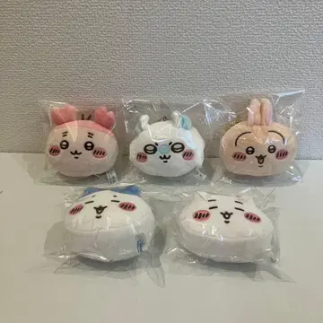 치이카와 가챠가챠 쫀득쫀득 페이스 마스코트 2 5종 세트 컴플리트