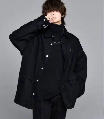 ADRER ADRER 오버 데님 카 코트