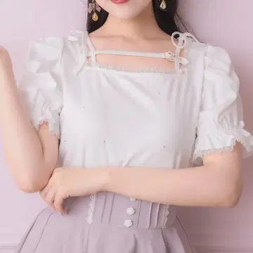 ROJITA 데콜테 벨트 디자인 상의