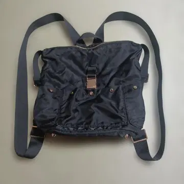 ZARA 나일론 백팩 블랙