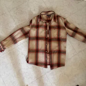 TOMMY HILFIGER 플란넬 셔츠 체크 무늬 164