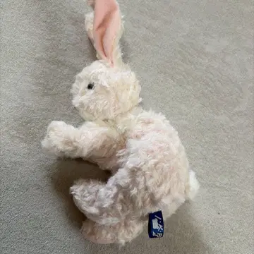 봉제 인형 토끼 옅은 핑크
