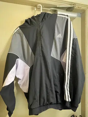 adidas 하프 지퍼 나일론 자켓