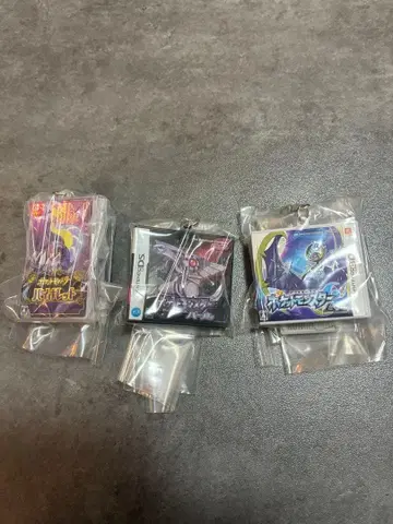 포켓몬 패키지 & 카트리지 키링 컬렉션 3개