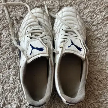 PUMA 축구 스파이크 화이트 네이비
