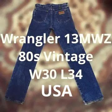 Wrangler 13MWZ USA 80s 빈티지 W30 L34