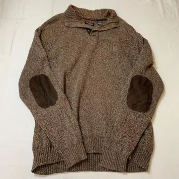 A/W CHAPS 코튼 카라 부착 스웨터 XL