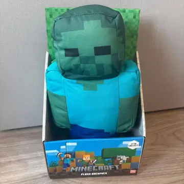 Minecraft 봉제 인형 백팩 좀비