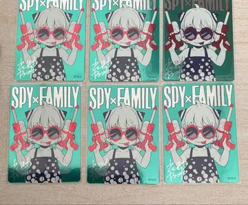 나츠코미 2026 메타키라 카드 SPY x FAMILY 아냐 6장 세트