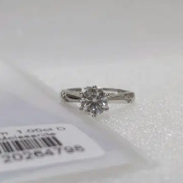 GRA 모이사나이트 1.00ct 실버 925 반지