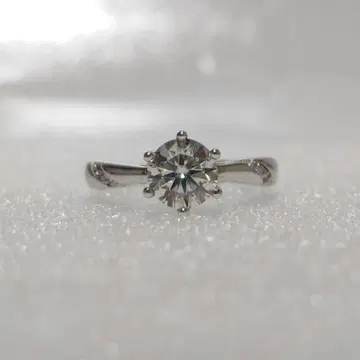 GRA 모이사나이트 1.00ct 실버 925 반지
