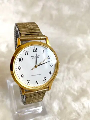 ORIENT QUARTZ 손목시계 골드 컬러