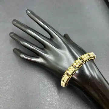 261 빈티지 진주 느낌 팔찌 골드 컬러