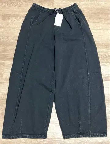 ZARA 워시 가공 와이드 스웨트 팬츠 XL