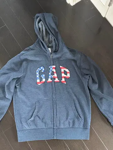 GAP 미국 국기 풀 집업 후드티 M 사이즈 y2k 00s 레어 US