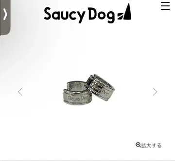 saucy dog 귀걸이 양쪽 라이브 굿즈 사우시도그