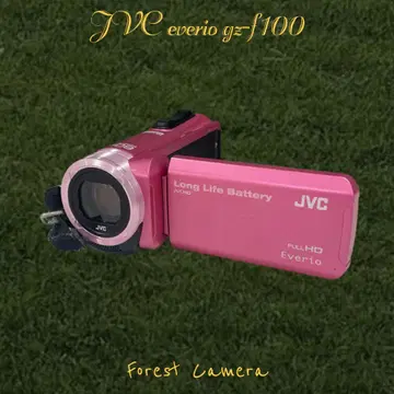 셀카) JVC 에버리오 GZ-F100 핑크 캠코더 빈티지캠코더 디카 | 디지털