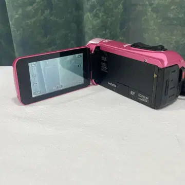 셀카) JVC 에버리오 GZ-F100 핑크 캠코더 빈티지캠코더 디카 | 디지털