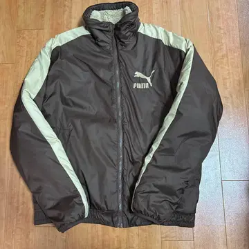 PUMA 리버서블 보아 자켓 브라운