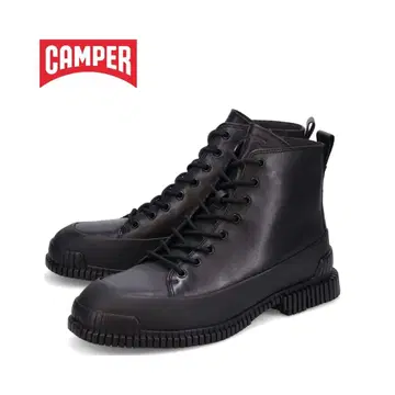 캠퍼 Camper PIX 레이스업 부츠 41 가죽 신발 부츠