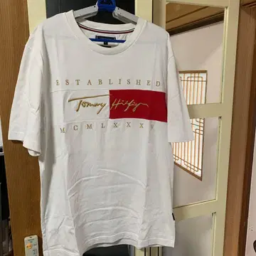 TOMMY HILFIGER 셔츠 XL 화이트