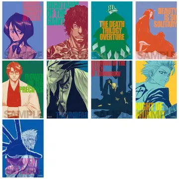 [ BLEACH EX. ] 원화전 오리지널 포스터 컬렉션 9세트
