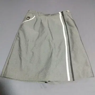 munsingwear 그레이 무릎 기장 스커트풍 큐롯 골프웨어