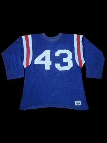 50s 챔피온 풋볼 T 40 트리코 컬러 챔피온