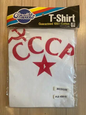빈티지 O'neills CCCP 티셔츠 화이트 M 사이즈