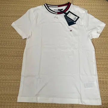 TOMMY HILFIGER 플래그 컬러 T셔츠 화이트
