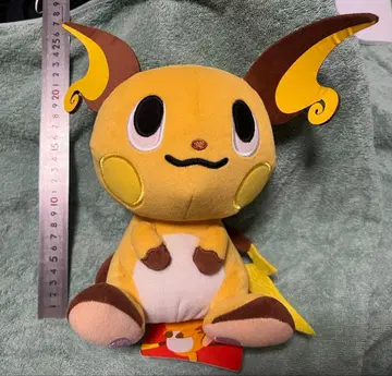 Pokemon time 라이츄 봉제 인형 택 포함 미사용품