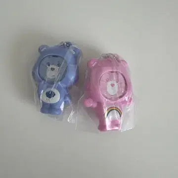 케어베어 사진 프레임 마스코트 키링