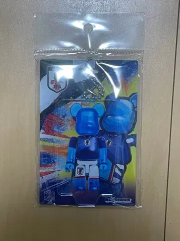 BE@RBRICK 축구 일본 대표 아크릴 키링 (블리스터풍)