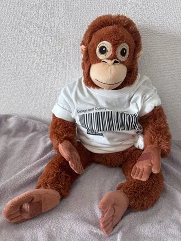 IKEA 침팬지 오랑우탄 봉제 인형 펀치 군 T셔츠 포함