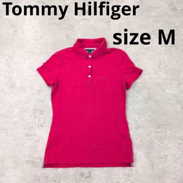 294 Tommy Hilfiger 반팔 셔츠 레드 M 사이즈