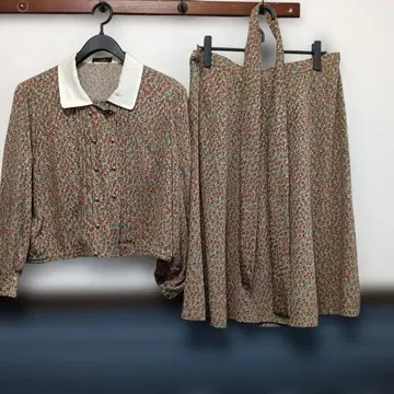 Leilian 레리안 꽃무늬 스커트 셋업