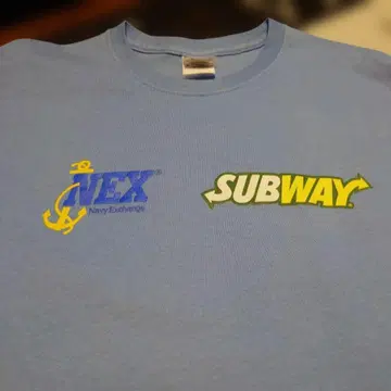 요코스카 미군 기지 SUBWAY NEX M 사이즈