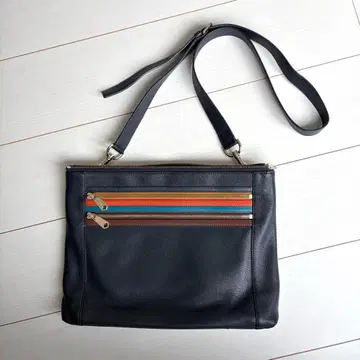 Paul Smith 숄더백 네이비 멀티 스트라이프 2way