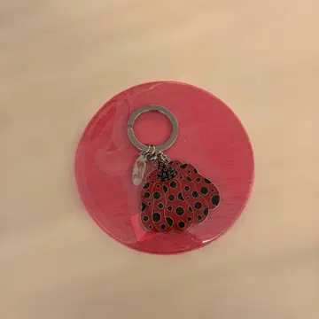 쿠사마 야요이 호박 키링 빨간색