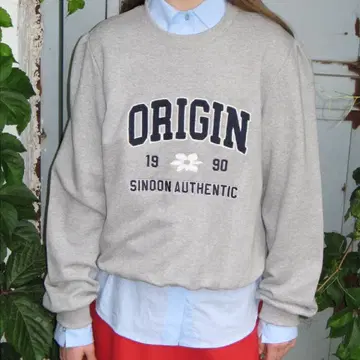 sinoon ORIGIN 퍼프 맨투맨 풀오버 한국