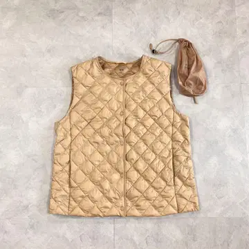 새상품급 UNIQLO 퍼프 테크 퀼팅 베스트 / 웜 패디드 여성용 XL